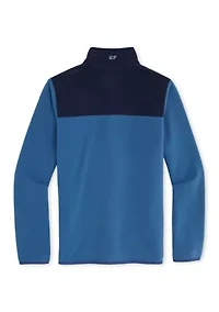 Boys 8-20 Harbor Fleece Quarter-Snap