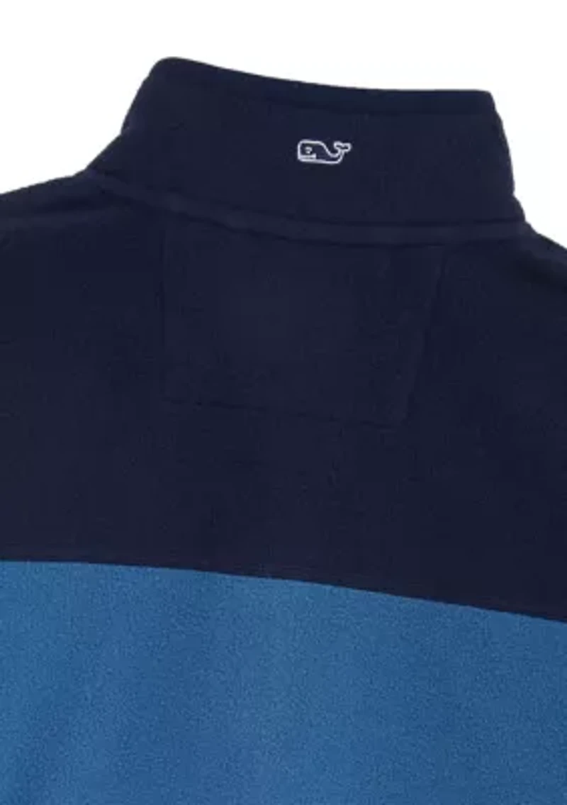 Boys 8-20 Harbor Fleece Quarter-Snap