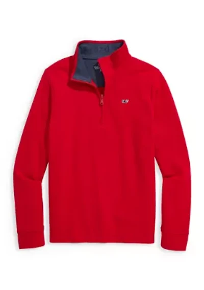 Boys 8-20 Solid Saltwater Quarter-Zip