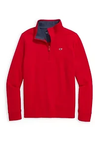 Boys 8-20 Solid Saltwater Quarter-Zip