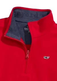 Boys 8-20 Solid Saltwater Quarter-Zip