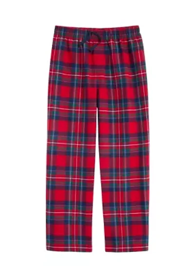 Boys 8-20 Flannel Lounge Pants