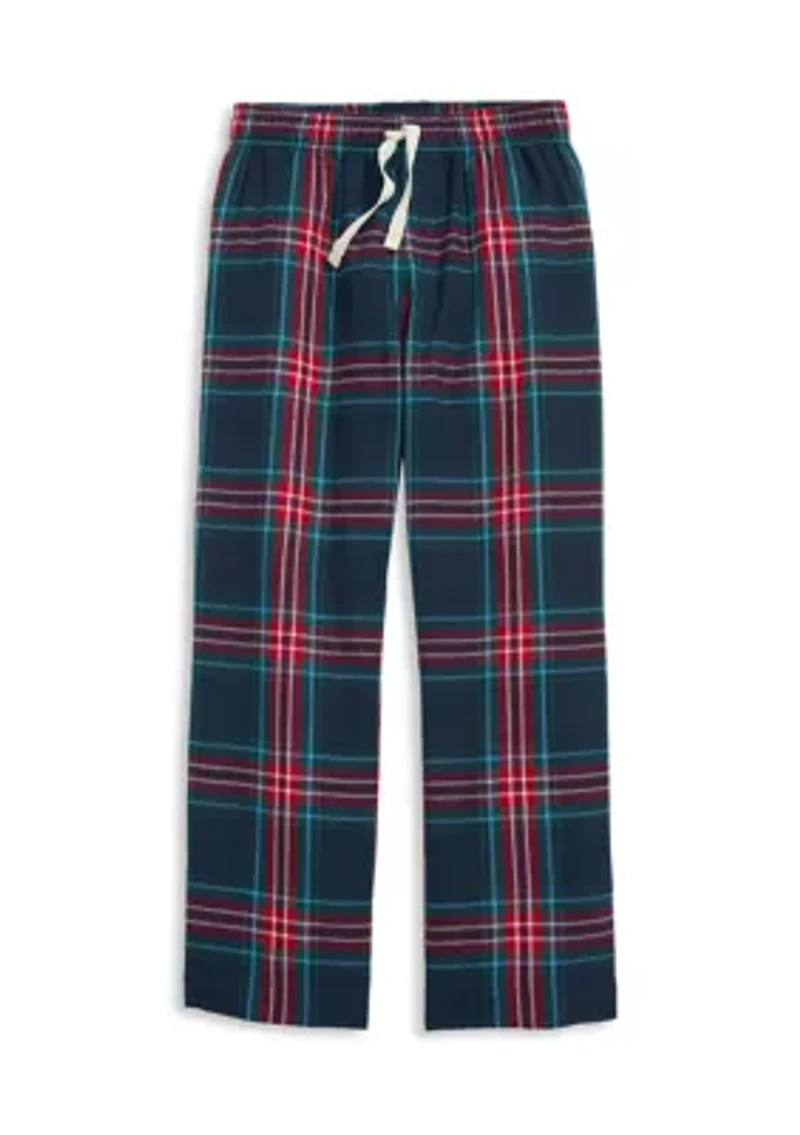 Boys 8-20 Santa Whale Fleece Lounge Pants