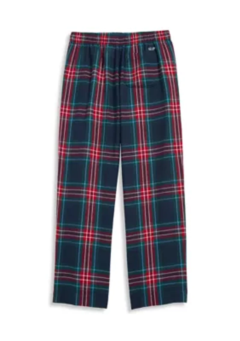 Boys 8-20 Santa Whale Fleece Lounge Pants
