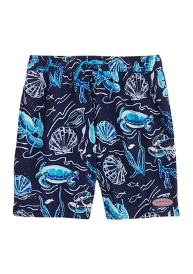 Boys 8-20 Printed Chappy Swim Trunks