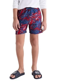 Boys 8-20 Printed Chappy Swim Trunks