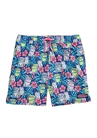 Boys 8-20 Printed Chappy Swim Trunks