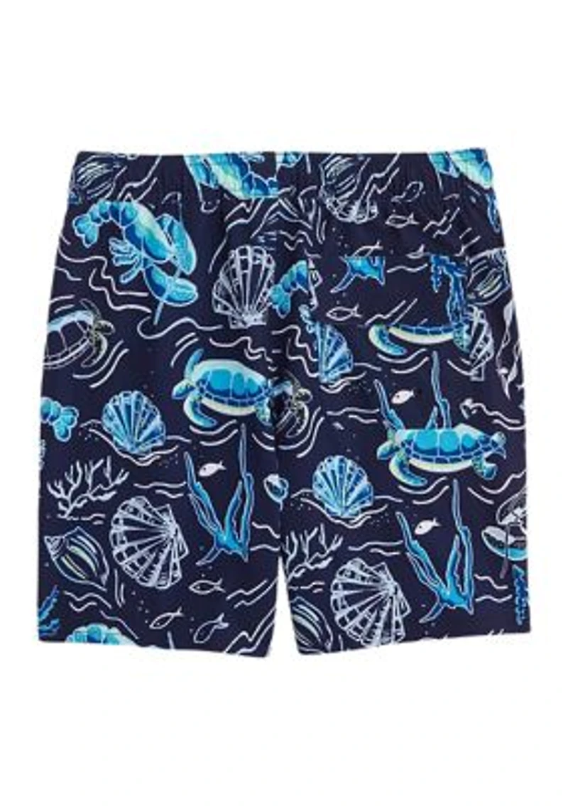 Boys 8-20 Printed Chappy Swim Trunks