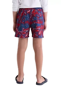 Boys 8-20 Printed Chappy Swim Trunks