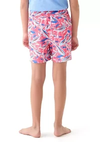 Boys 8-20 Printed Chappy Swim Trunks