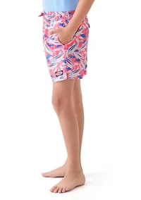 Boys 8-20 Printed Chappy Swim Trunks