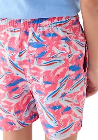 Boys 8-20 Printed Chappy Swim Trunks