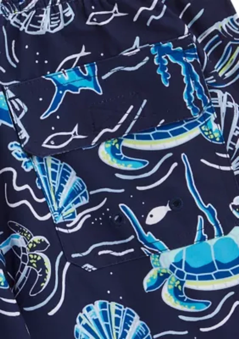 Boys 8-20 Printed Chappy Swim Trunks