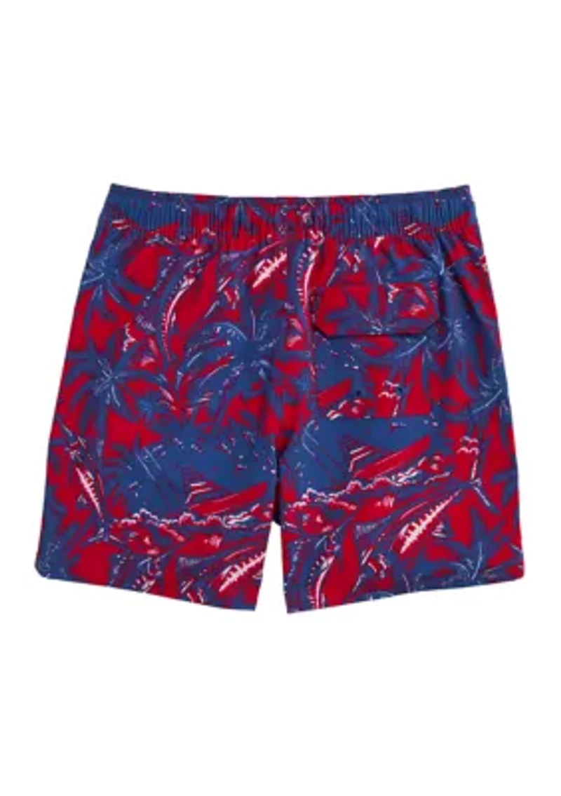 Boys 8-20 Printed Chappy Swim Trunks