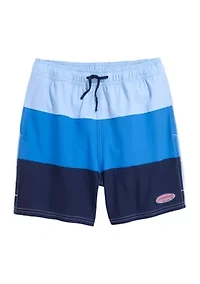 Boys 8-20 Color Block Board Shorts