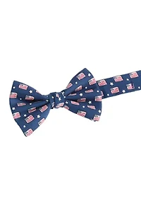 Boys 8-20 Flags and Stars Bow Tie 