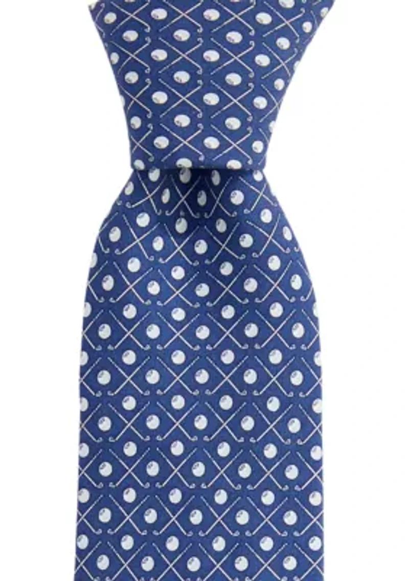 Boys 8-20 Printed Satin Tie
