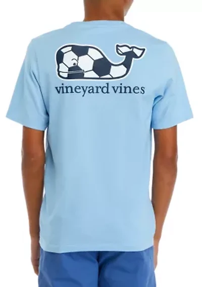 Boys 8-20 Soccer Ball Whale Short Sleeve Graphic T-Shirt