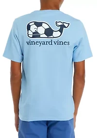 Boys 8-20 Soccer Ball Whale Short Sleeve Graphic T-Shirt