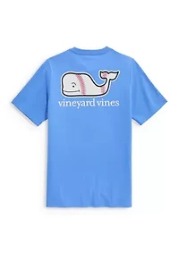 Boys 8-20 Baseball Whale Graphic T-Shirt