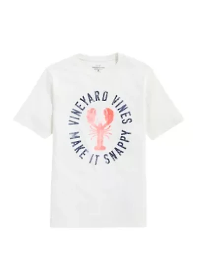 Boys 8-20 Make It Snappy Short Sleeve Graphic T-Shirt