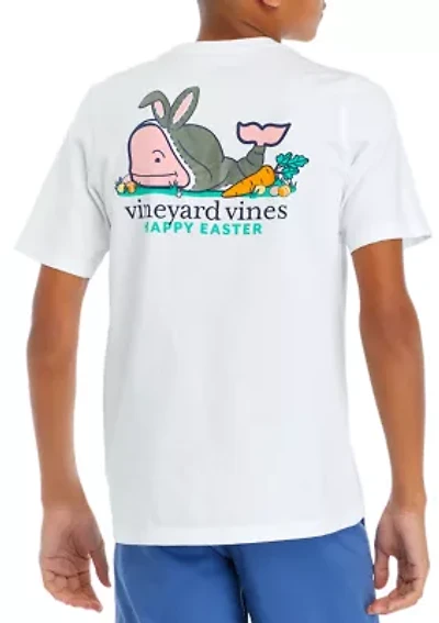 Boys 8-20 Short Sleeve Bunny Whale Logo Graphic T-Shirt