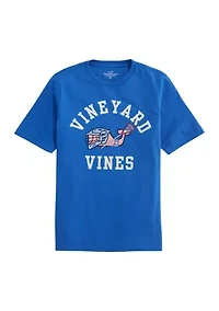 Boys 8-20 LAX Player Whale Logo Graphic T-Shirt