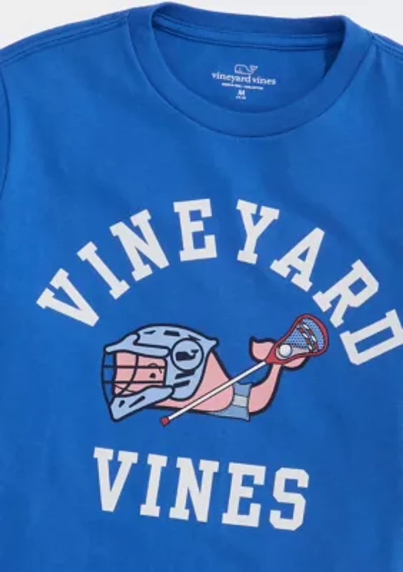Boys 8-20 LAX Player Whale Logo Graphic T-Shirt
