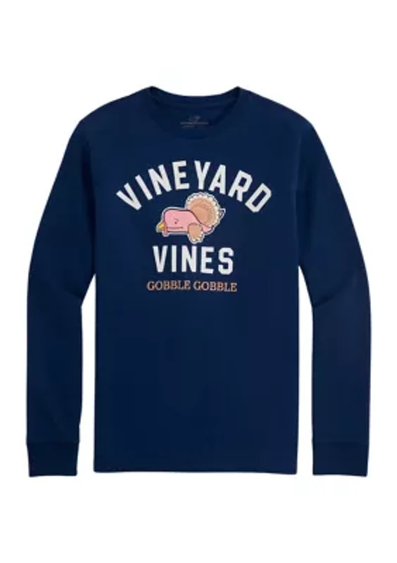 Boys 8-20 Varsity Turkey Whale T-Shirt