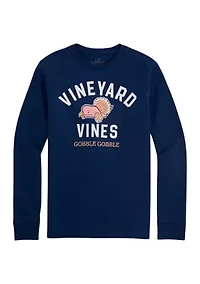 Boys 8-20 Varsity Turkey Whale T-Shirt