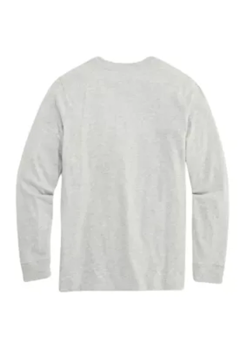 Boys 8-20 Textured Football Whale T-Shirt