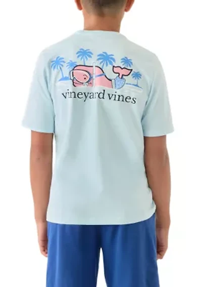 Boys 8-20 Scuba Whale Short Sleeve Pocket Graphic T-Shirt