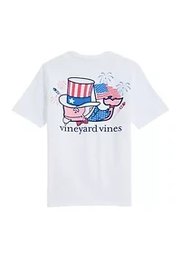 Boys 8-20 Uncle Sam Whale Graphic T-Shirt