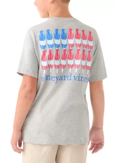 Boys 8-20 Short Sleeve Popsicle Flag Graphic T-Shirt