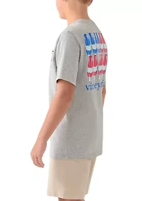 Boys 8-20 Short Sleeve Popsicle Flag Graphic T-Shirt