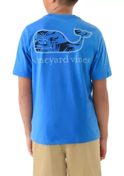 Boys 8-20 Palms Whale Fill Short Sleeve Graphic T-Shirt