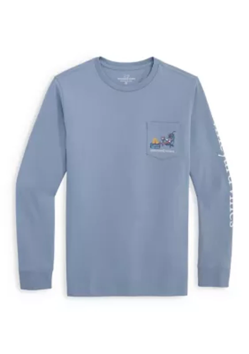 Boys 8-20 Chilly Peppers Long-Sleeve Pocket Shirt