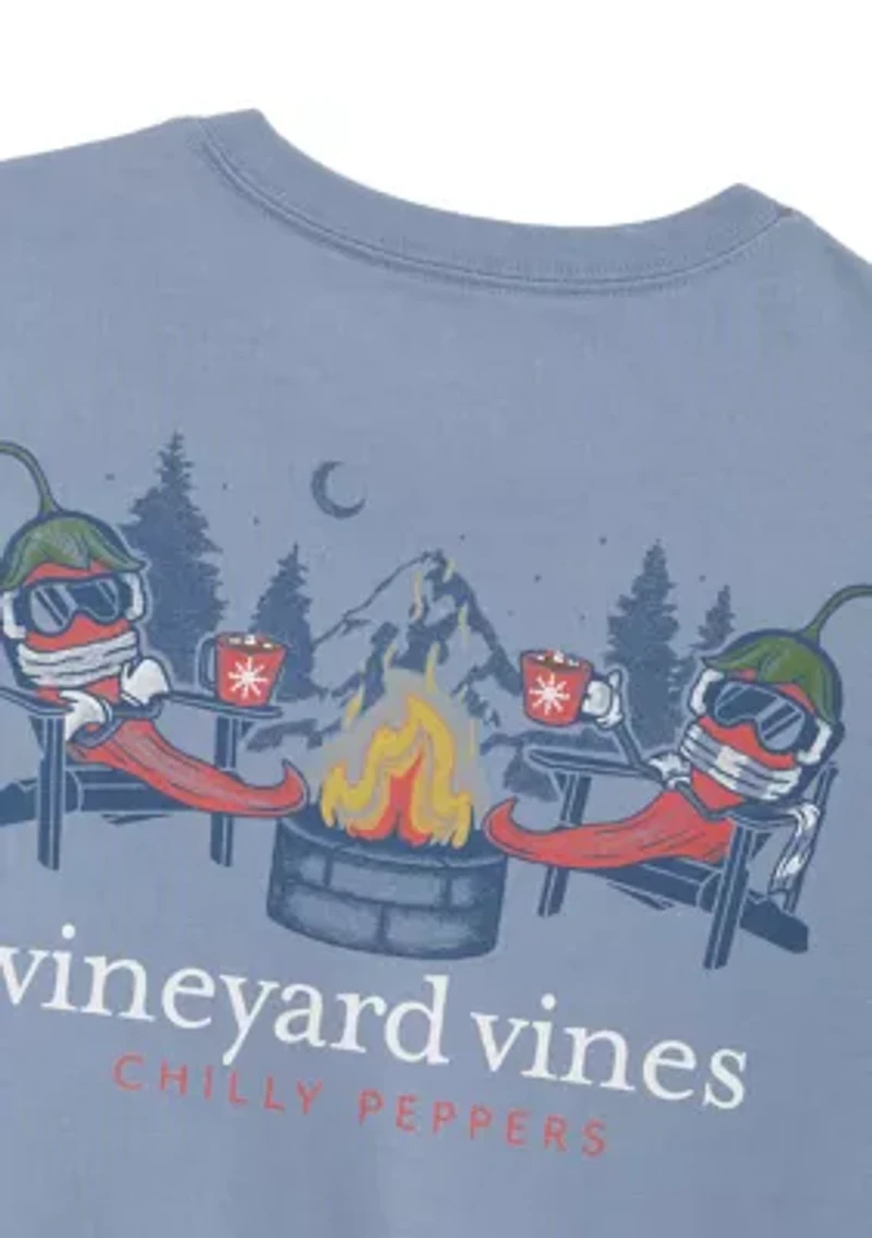 Boys 8-20 Chilly Peppers Long-Sleeve Pocket Shirt