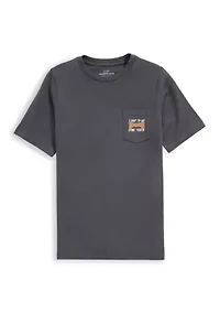 Boys 8-20 Short Sleeve I Vant to Eat Some Treats Dog Vampire Graphic T-Shirt