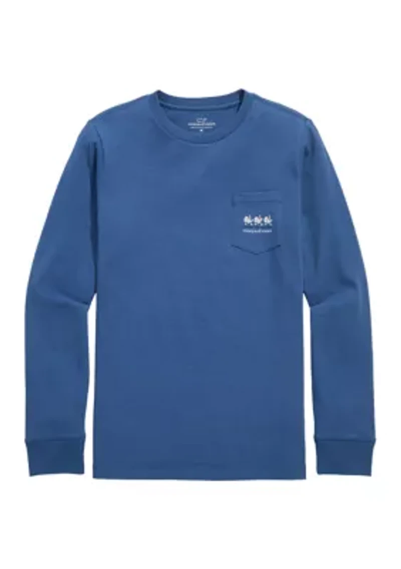 Boys 8-20 Long Sleeve Turkey Trot Graphic T-Shirt