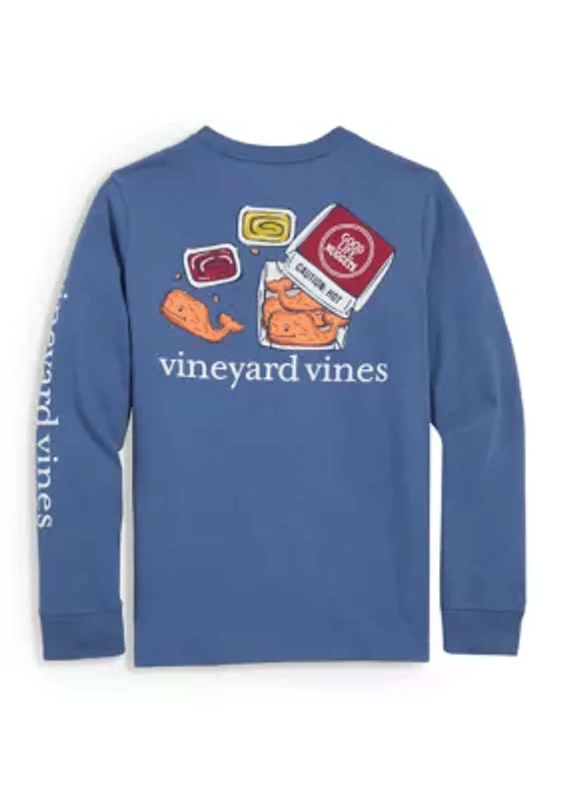 Boys 8-20 Long Sleeve Whale Nuggets Cotton Graphic T-Shirt