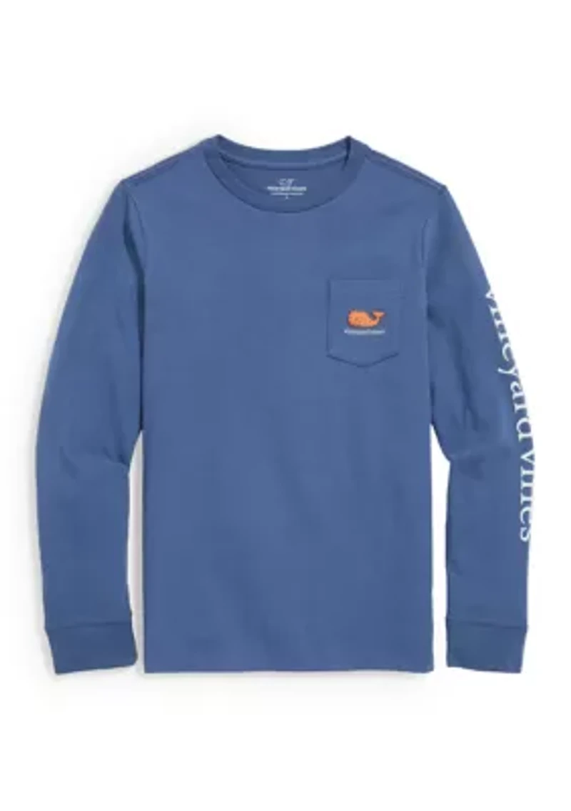 Boys 8-20 Long Sleeve Whale Nuggets Cotton Graphic T-Shirt
