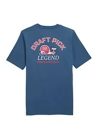 Boys 8-20 Short Sleeve Draft Pick Grapic T-Shirt