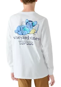 Boys 8-20 Top Dog Long Sleeve Pocket T-Shirt
