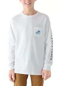 Boys 8-20 Top Dog Long Sleeve Pocket T-Shirt