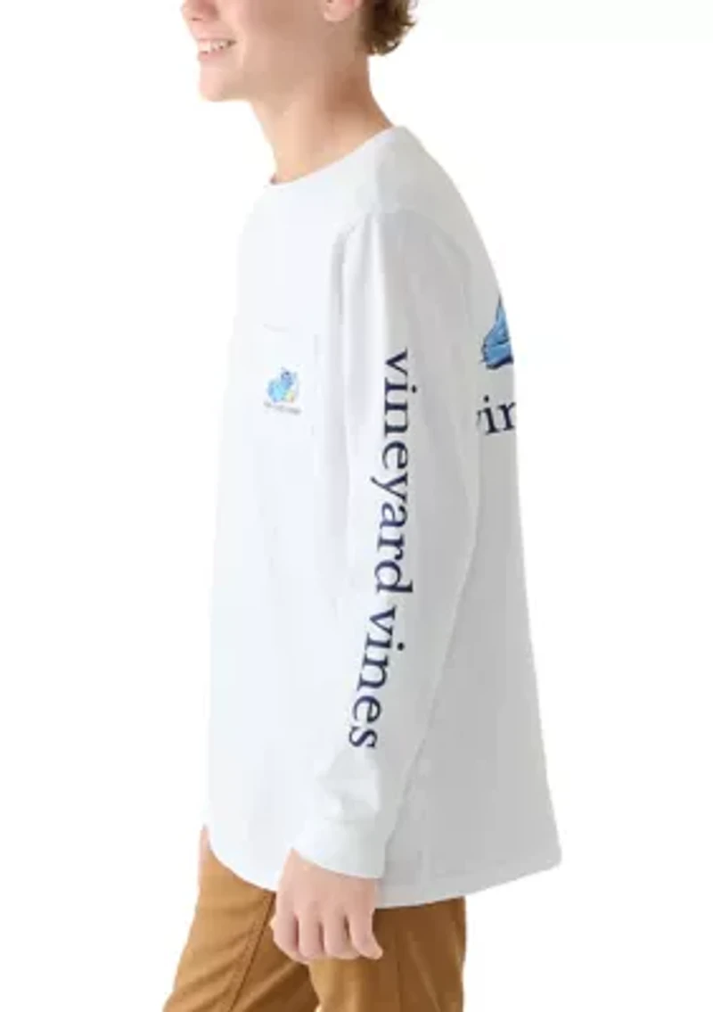 Boys 8-20 Top Dog Long Sleeve Pocket T-Shirt