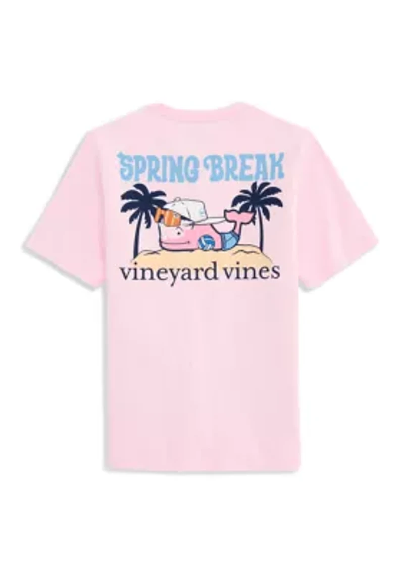 Boys 8-20 Spring Break Whale Shirt