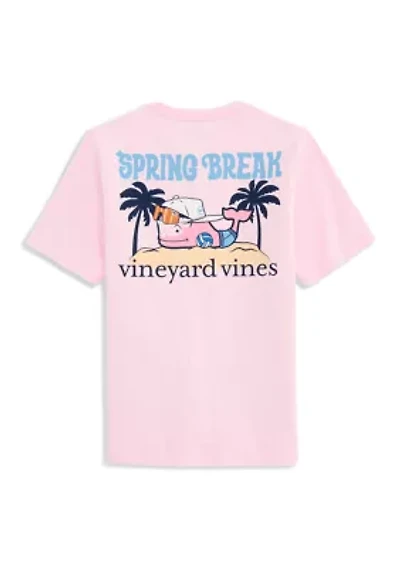 Boys 8-20 Spring Break Whale Shirt