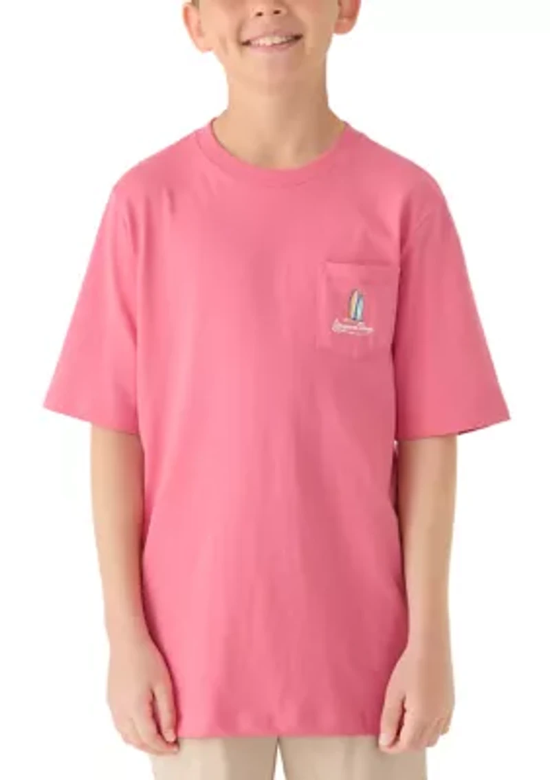 Boys 8-20 Surf Shack Signs Graphic Short Sleeve Shirt