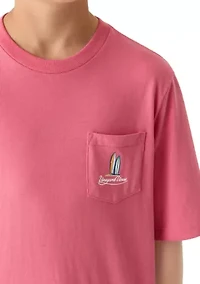 Boys 8-20 Surf Shack Signs Graphic Short Sleeve Shirt